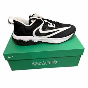 Nike Giannis Immortality 3 Men’s Basketball Shoes‎ Black White Size 12 NEW